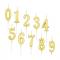 Generic Happy Birthday Gold Candle