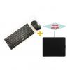 Raoop Wireless Keyboard & 2.4G Wireless Mouse+Mouse Pad