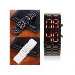 Generic LED Digital Samurai Lava Wrist Watch Plastic Multicolor