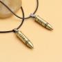 Fashion 2pcs/set Couple Pendant Necklace For Best Friends Lovers Valentines
