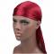 Fashion Stretchy Silky Durag Head Wear - Burgundy
