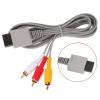 Generic 1.8m Component cable Audio Video AV Composite 3 RCA Cable for sharpest video Main 480p video output for Nintendo Wii console