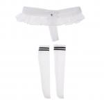 Generic 1/6 Sexy Female Briefs With White Stockings For 12`   Action Figure