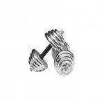 Generic Electroplating Adjustable Chrome Dumpbell Set - 30kg - Silver