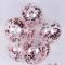 Generic 5Pcs 12inch Confetti Latex Balloons - Rose Gold