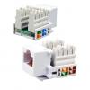 Generic 5Pcs CAT5E UTP Network Module RJ45 Connector Information Socket Keystone Jack