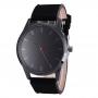 Generic Men`S Business Big Round Elegant Watch Leather Strap Quartz Sports Watch