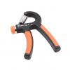 Generic A Shape Adjustable Spring Hand Grip Strengthener Strength Trainer Resistance Arm Hand Exerciser Non-slip Gripper Black And Orange