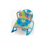 Generic Newborn To Toddler Musical Portable Baby Rocker - BLUE