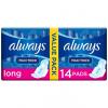 Always Sanitary Maxi Thick Long Pads  -  X14