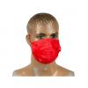 Generic 3 Ply Disposable Red Mask A Pack Of 50 Pieces