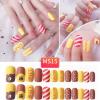 Generic Nail Sticker Acrylic False Nail Fake Nail Art Fingernail Nail Patch Sticker-MS15