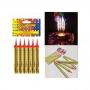 Generic Birthday 6PCS FIREWORKS PARTY SPARKLING CAKE CANDLES
