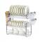 Generic 3Tier Stainless Steel Dish Drainer Dry Rack