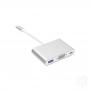 Generic 3-In-1 USB 3.1 Type C To VGA Adapter Cable