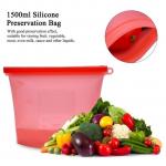 Generic Red Silicone Storage Bag - 1500ml