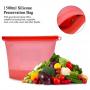 Generic Red Silicone Storage Bag - 1500ml