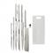 Generic Knife Set With Chopping Board-7 Pieces-multicolour