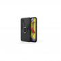 Generic Samsung Galaxy M31 Heavy Duty Armor Hard Back Cover With 360 Degree Rotatory Ring Stand -BLACK