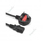 Generic Computer AC Twin/Dual Power Cable - 1.5Meters