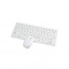 Smart TV Wireless Keyboard Mouse Combo 2.4G Wireless Mouse Multimedia Keys - White