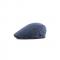Fashion Mens Casual Flat Beret Cap Blue