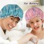 Fashion High Quality Shower Caps-Pink & Blue (2 Pcs)