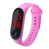 Generic Bracelet Watch Band Digital Red LED Watches Promotion Gift WristWatch rose Red
