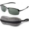 Generic New UV400 Polarized Glasses Outdoor Sports Driving Sunglasses Green+Black Frame OS390-SZ