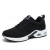 Fashion Ladies` Mesh Fabric Sock Sneakers -Black And White