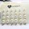 Fashion Womens Shining 12Pair Faux Pearl Round Stud Earrings Jewelry Set