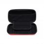 Generic For Nintendo Switch Travel Bag Carry Case + Tempered Glass Screen Protector Film,red
