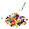 Generic 100pcs Fishing Rigging Plastic Beads Round Colorful Fishing