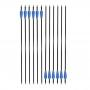 Generic 12pcs 8mm Fiberglass Arrow Arrowhead Spine 550 For Archery Recurve Compound+AC0-Black