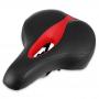 Generic Universal Bicycle Saddle Breathable Mountain Bike Cycling Seat With Light+AC0-black +ACY- Red
