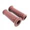 Generic 2PCS Multicolor Retro Motorcycle Modified Handlebar Set General Diamond Brown