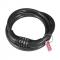 Generic 4 Digit Combination Password Bike Bicycle Lock Steel Wire Security Cable Black