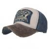 Generic Spring And Summer Contrast Color Paste MOTORS RACING Baseball Cap Fashion-Navy coffee