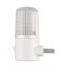 Generic 4-LED Wall Mounting Bedroom Night Lamp Light US Plug Lighting Bulb 1W White