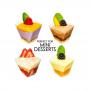 ST  Dessert Cups Square Medium 100ml  [MPS-01], Pack Of 50pcs
