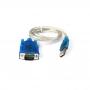 Generic USB Male To RS232 Serial DB9 9-pin Male Data Cable