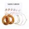 Fashion Cute Fashion 6pairs Gold Earrings Set