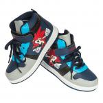 Fashion Boys High Ankle Synthetic Shoes - Blue