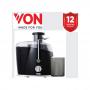 VON VSJF06MGK, Juicer 600W - Black