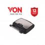 VON HS8MCS/VSSP8AMCX 4-IN-1 Sandwich Maker - Stainless Steel