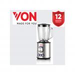 Von VSBT08PGX Blender 1.5L, 800W - Stainless Steel