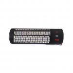 VON VSHJ18QK Quartz Heater, Wall Mountable, 1800W - Black