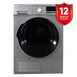VON VALD-08CGS Condensing Dryer 8KG - Silver