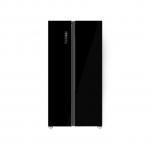 Von VARZ-20NHK Side by Side Fridge, 429L - Black