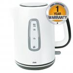 Mika MKT1601 - Electric Kettle,Cordless, 1.7L - Off White & Black